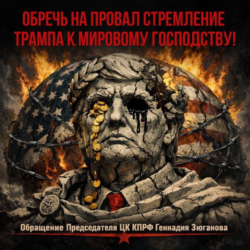 Обречь на провал стремление Трампа к мировому господству! Обращение Председателя ЦК КПРФ Г.А. Зюганова