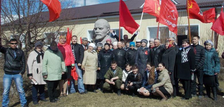 В день рождения Ленина в Тобольском р-не прошёл автопробег