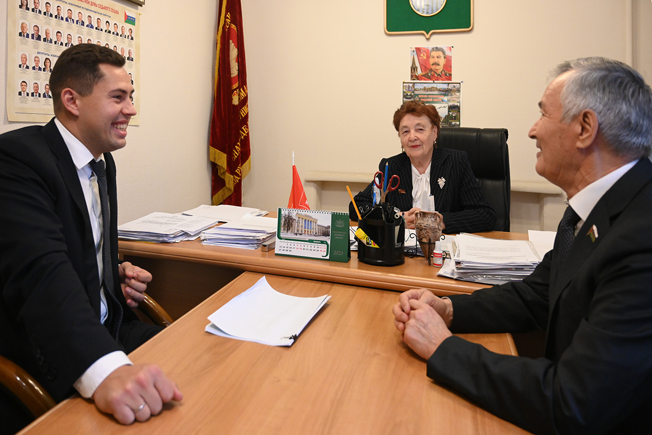Тамара Казанцева встретилась с председателем Липецкого областного Совета депутатов Владимиром Сериковым