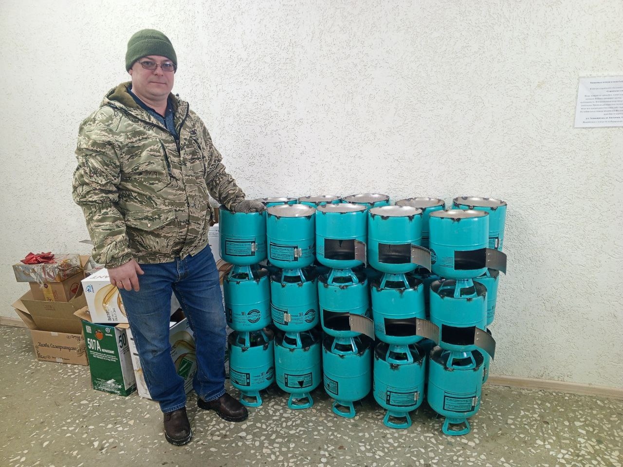 Лидер голышмановских коммунистов Николай Эрис изготовил 30 печей для участников СВО