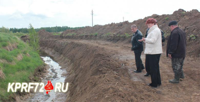 Депутат-коммунист Т.Н. Казанцева разрулит “всемирный потоп” в с. Чуртан Викуловского района